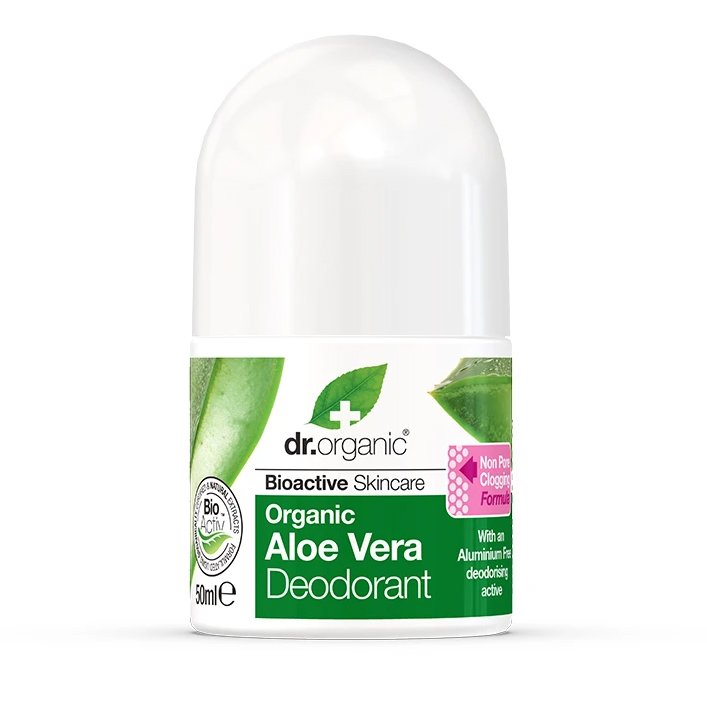 Dr Organic Aloe Vera Deodorant Αποσμητικό με Βιολογική Αλόη Βέρα 50ml