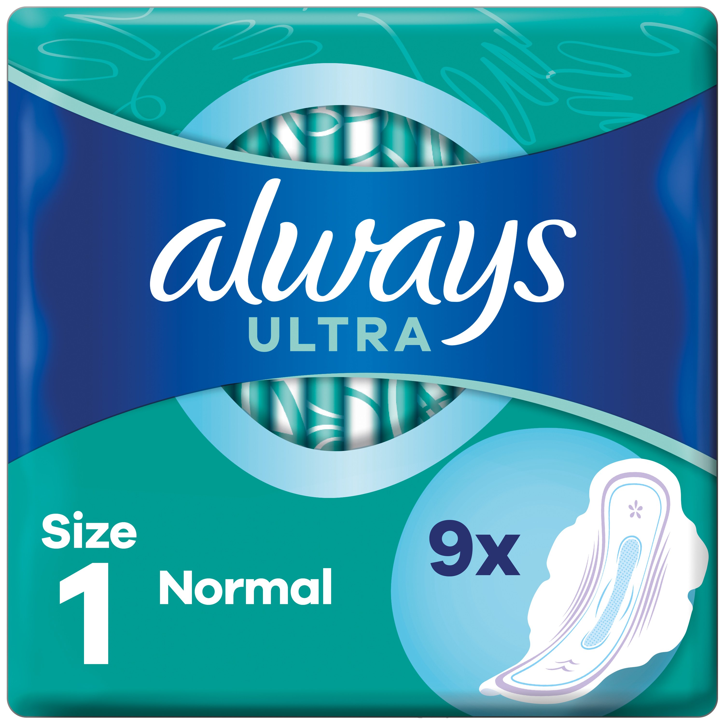 Always Ultra Normal Σερβιέτες με Φτερά 9τεμάχια