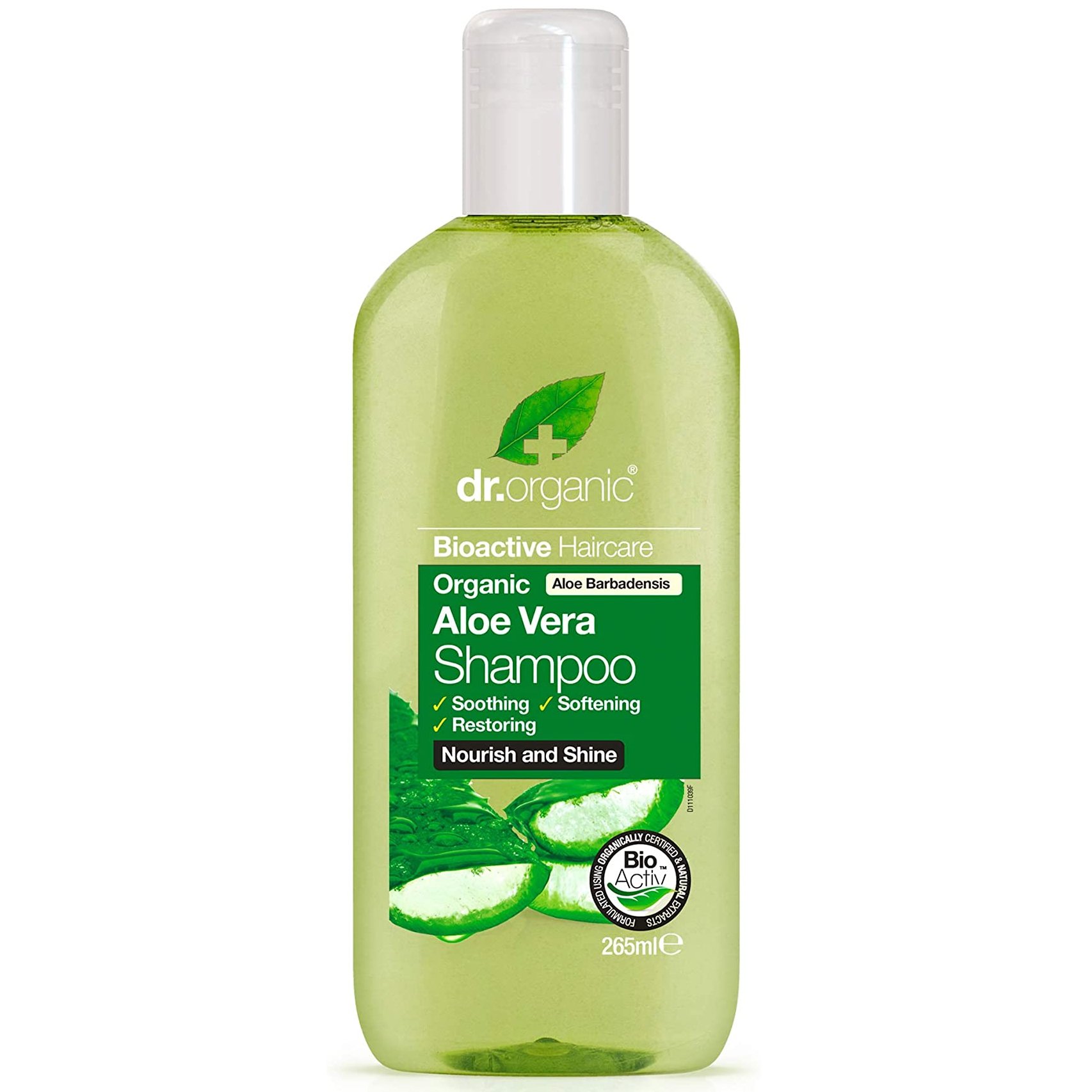 Εικόνα από Dr Organic Aloe Vera Shampoo Σαμπουάν για Ενυδάτωση με Βιολογική Αλόη Βέρα Ιδανικό για Ξηρά Μαλλιά 265ml