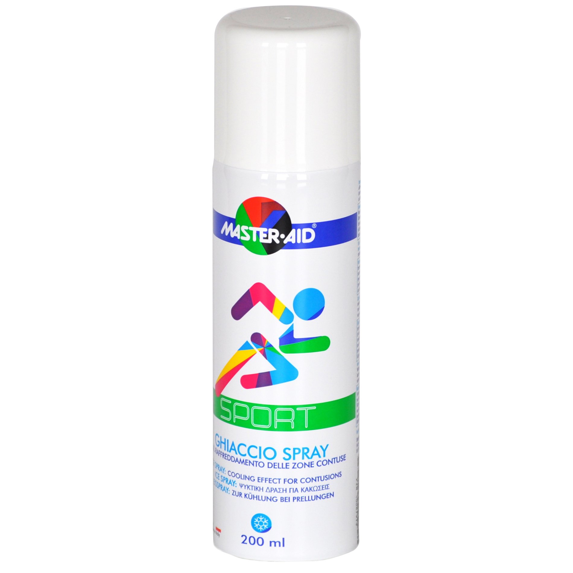 Master Aid Sport Ψυκτικό Spray Πάγου Για Άμεση Ψύξη Της Τραυματισμένης Περιοχής 200ml