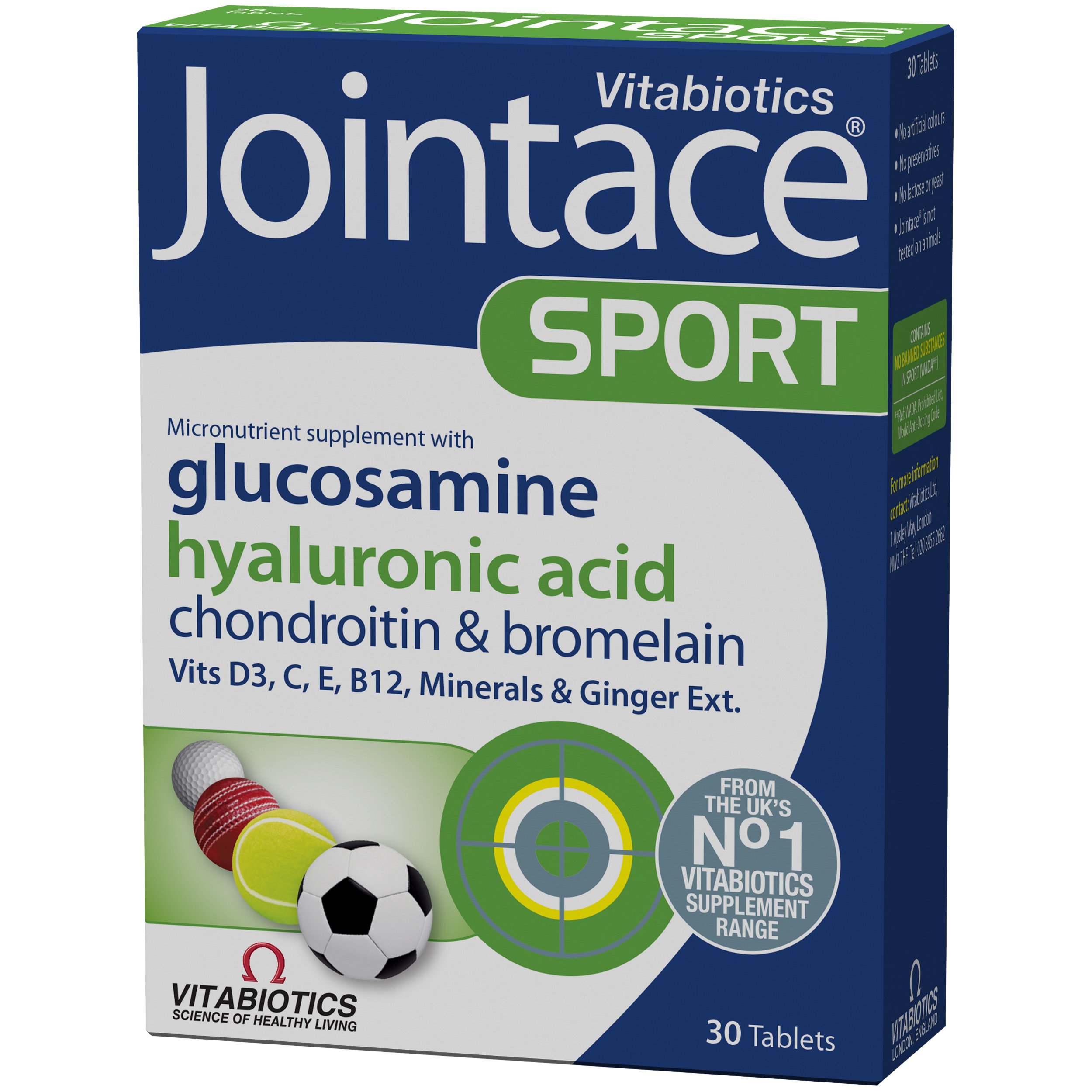 Vitabiotics Jointace Sport Υποστήριξη Αρθρώσεων Αθλητών 30tabs