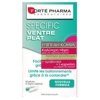 Forte Pharma Specific Ventre Plat Συμπλήρωμα Διατροφής Ιδανικό Για Επίπεδη Κοιλιά 28caps