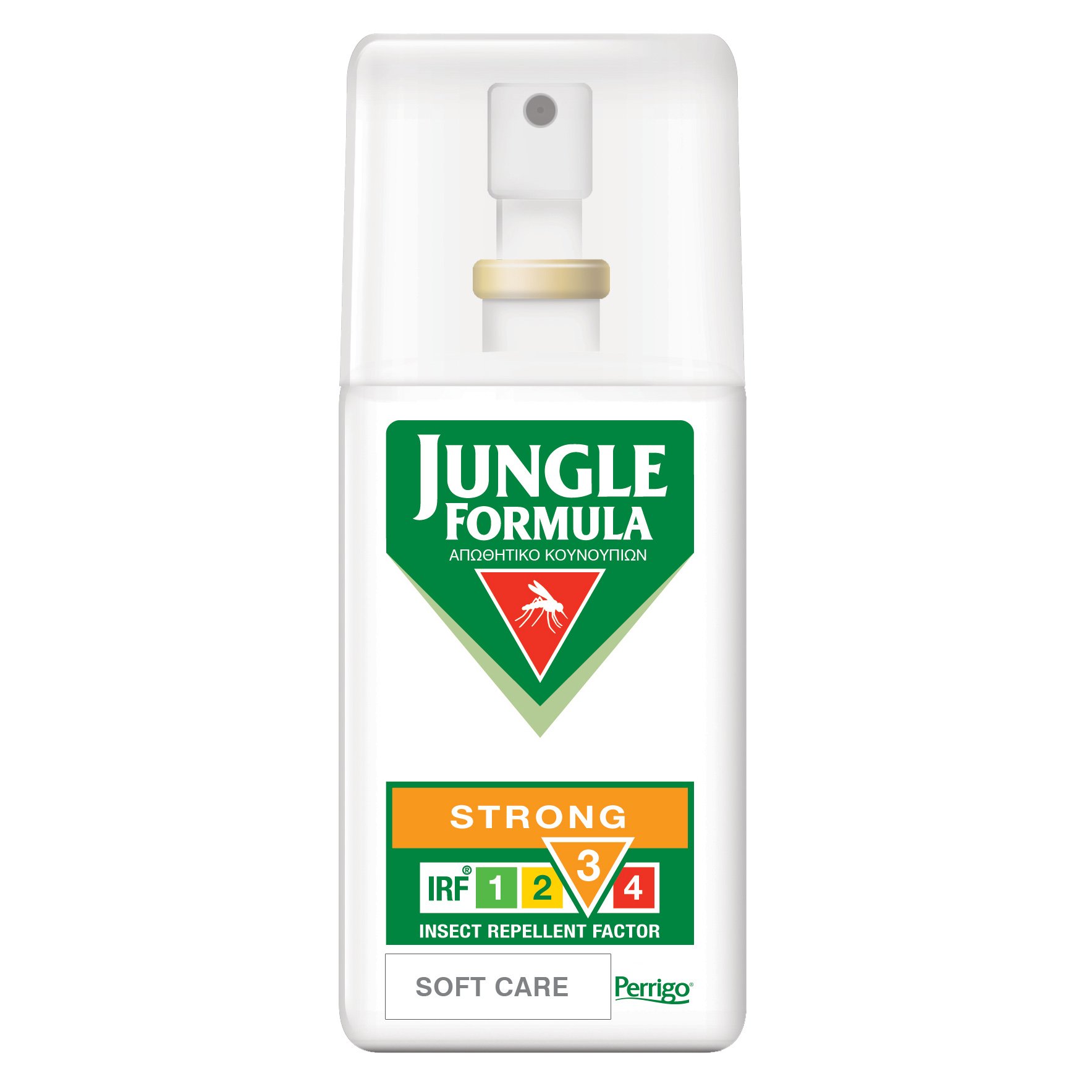 Jungle Formula Strong Soft Care με IRF 3 Απωθητικό Spray για Κουνούπια Χωρίς Οινόπνευμα με Καταπραϋντικά Συστατικά 75ml