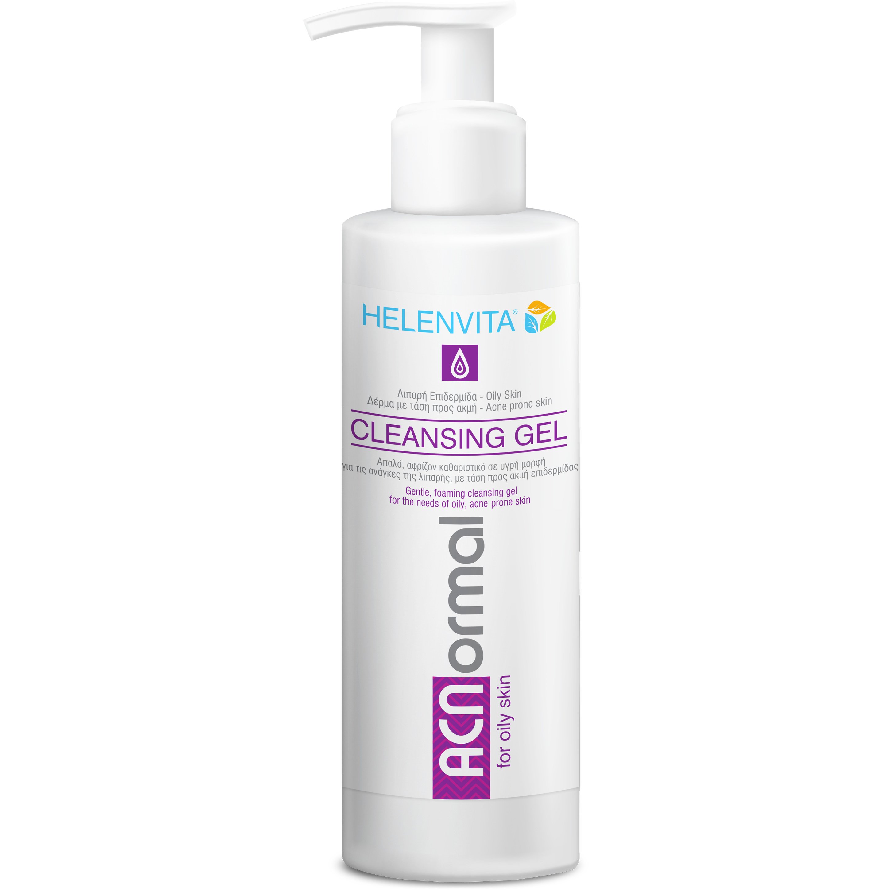 Helenvita ACNormal Cleansing Gel Απαλό, Αφρίζον Καθαριστικό 200ml