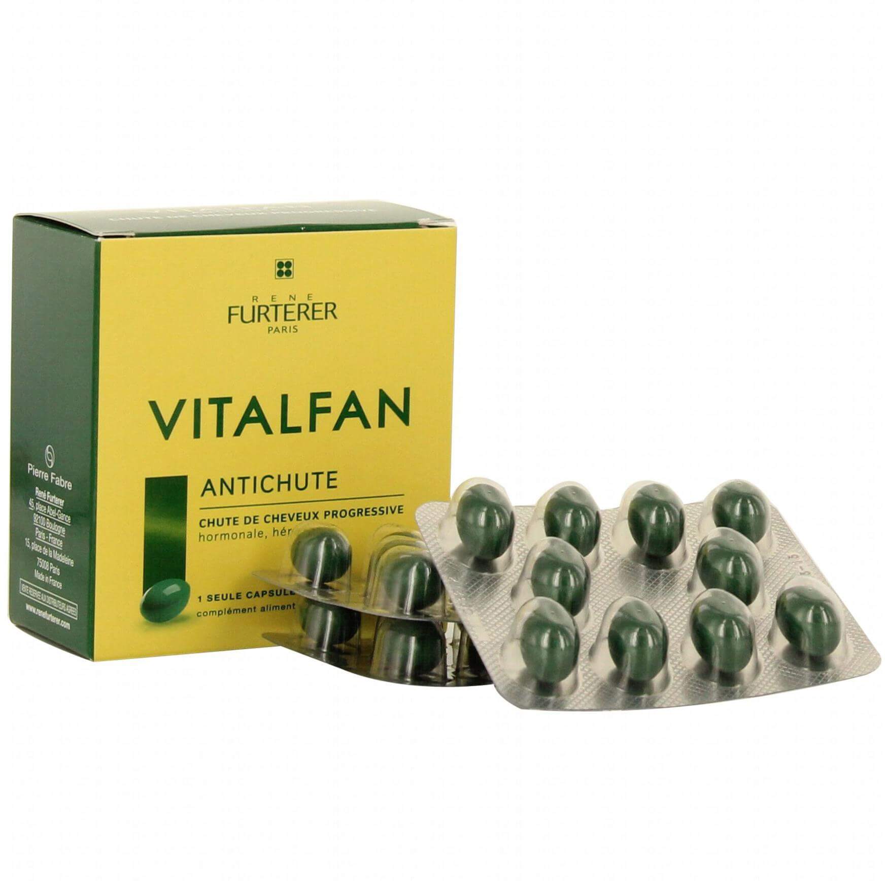 Rene Furterer Vitalfan Antichutes Progressive Φόρμουλα Καταπολέμησης της Σταδιακής Τριχόπτωσης 30caps