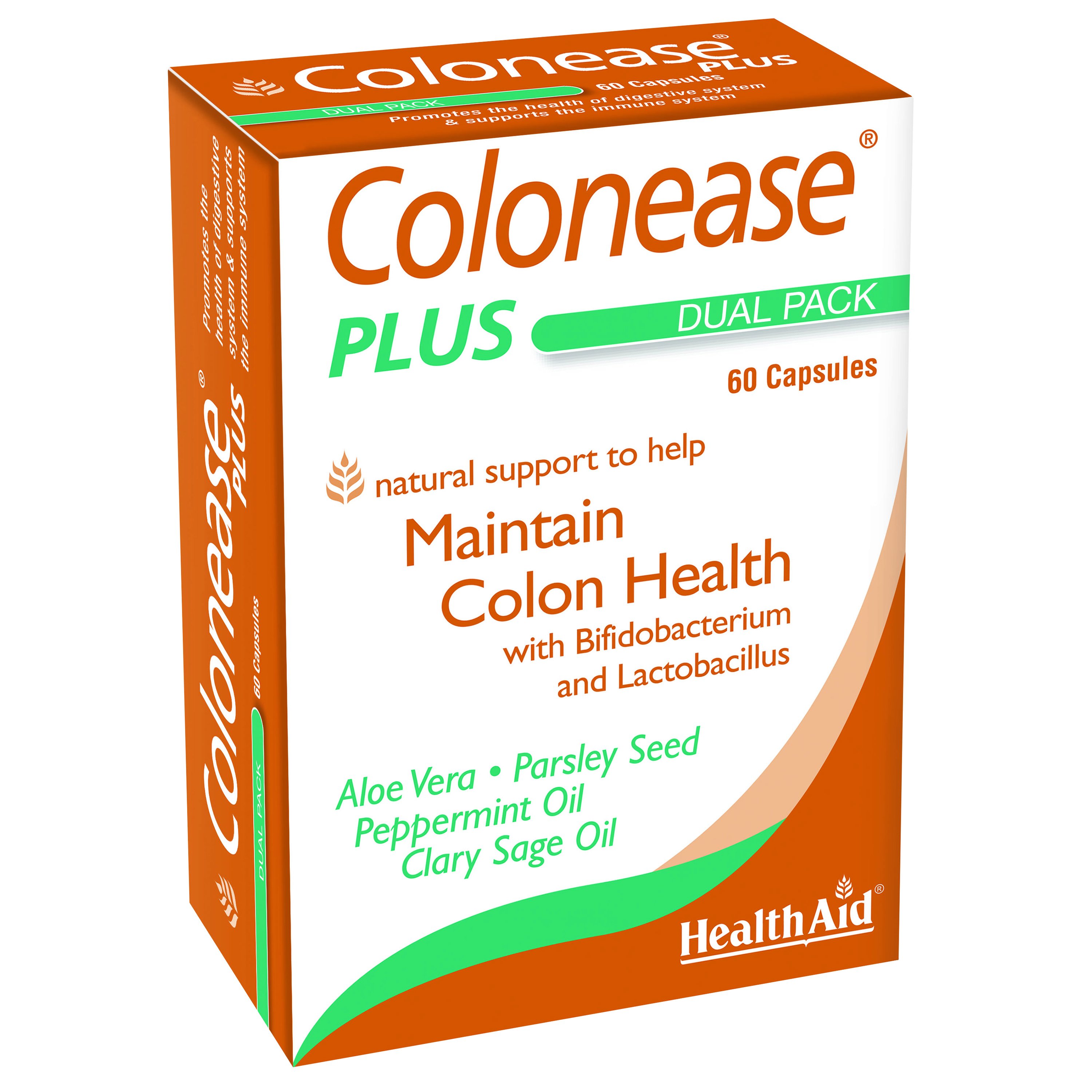 Health Aid Colonease Healthy Colon Για τις Διαταραχές του Εντέρου 60caps 9162