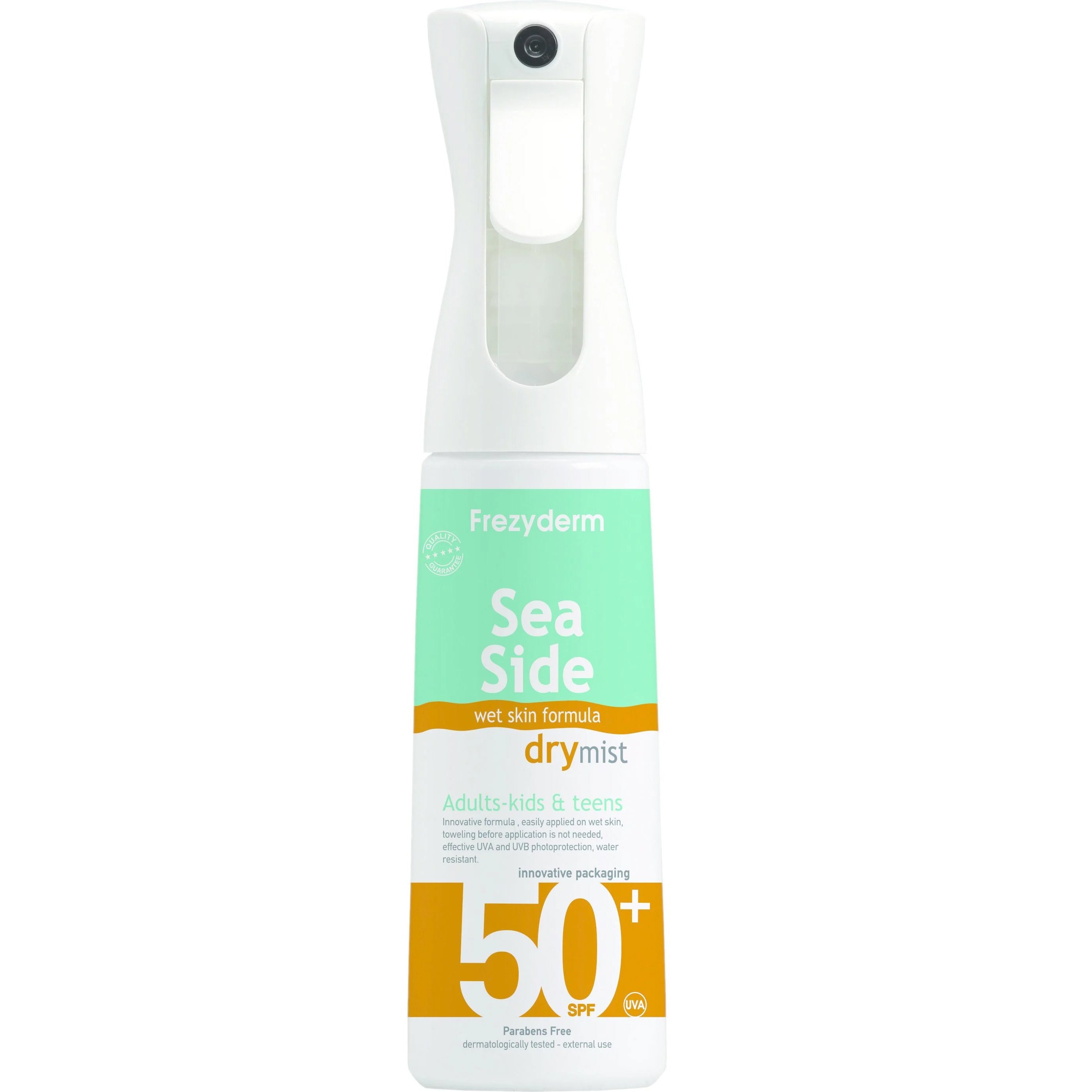 Εικόνα από Frezyderm Sun Sea Side Dry Mist Family Spray Spf50+ Αντηλιακό Mist Πολύ Υψηλής Προστασίας για Όλη την Οικογένεια 300ml