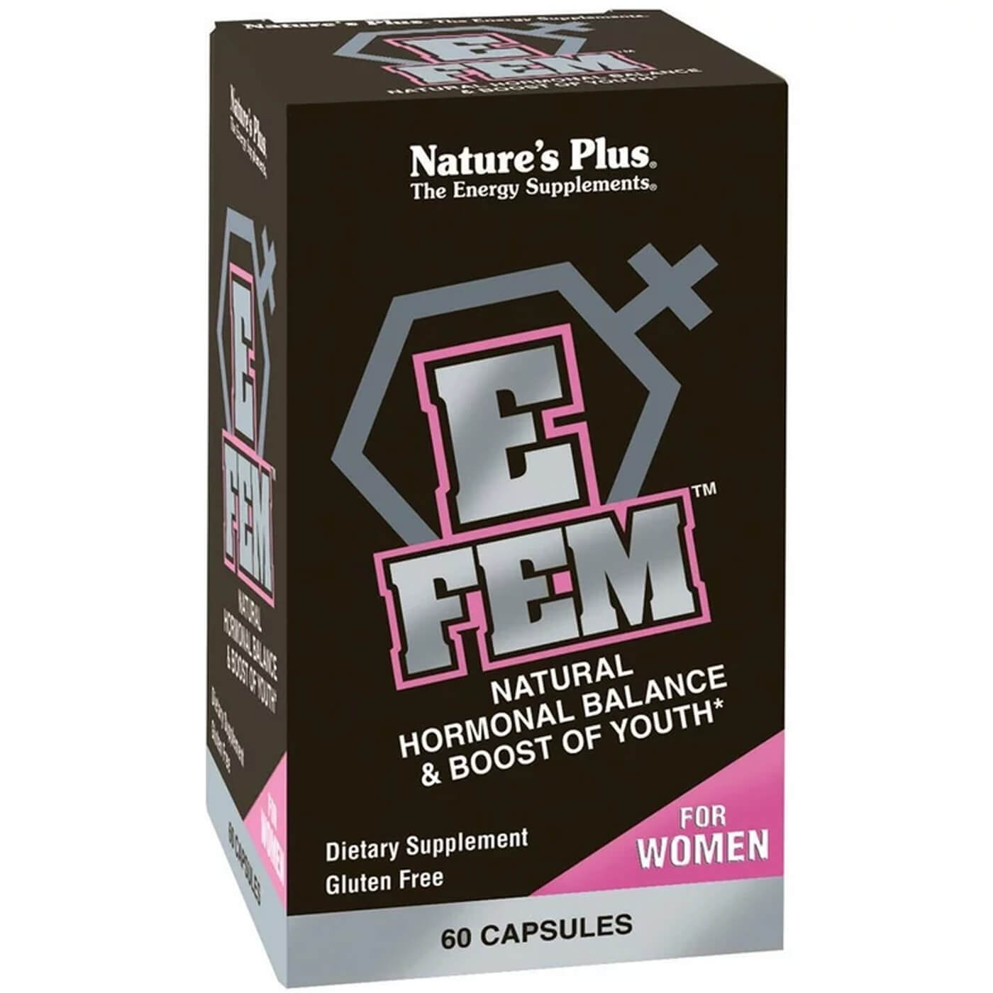 Natures Plus E-Fem Συμπλήρωμα Διατροφής, Ιδανικό για την Διατήρηση της Υγείας του Γυναικείου Οργανισμού 60caps