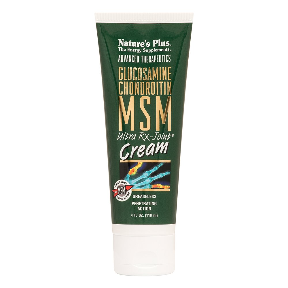 Nature’s Plus Glucosamine Chondroitin MSM Ultra Rx Joint Cream Κρέμα με Αντιφλεγμονώδη & Αντιαρθριτική Δράση 118ml