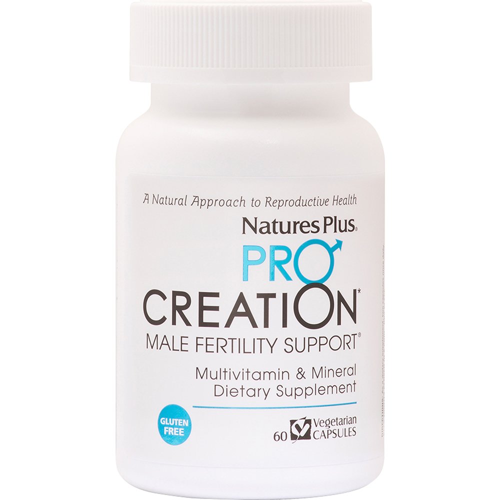 Natures Plus Natures Plus Pro Creation Male Fertility Support Συμπλήρωμα Διατροφής Πολυβιταμινών, Μετάλλων Αμινοξέων & Εκχυλίσματος Στρειδιού για την Υποστήριξη της Ανδρικής Γονιμότητας 60caps