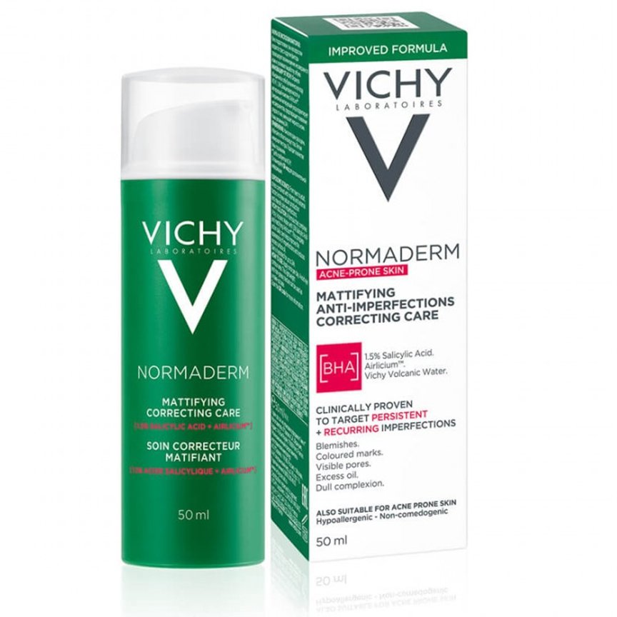 Vichy Normaderm 24h Hydrating Φροντίδα Ημέρας Ενάντια στις Ατέλειες για Όμορφη & Ενυδατωμένη Επιδερμίδα 50ml