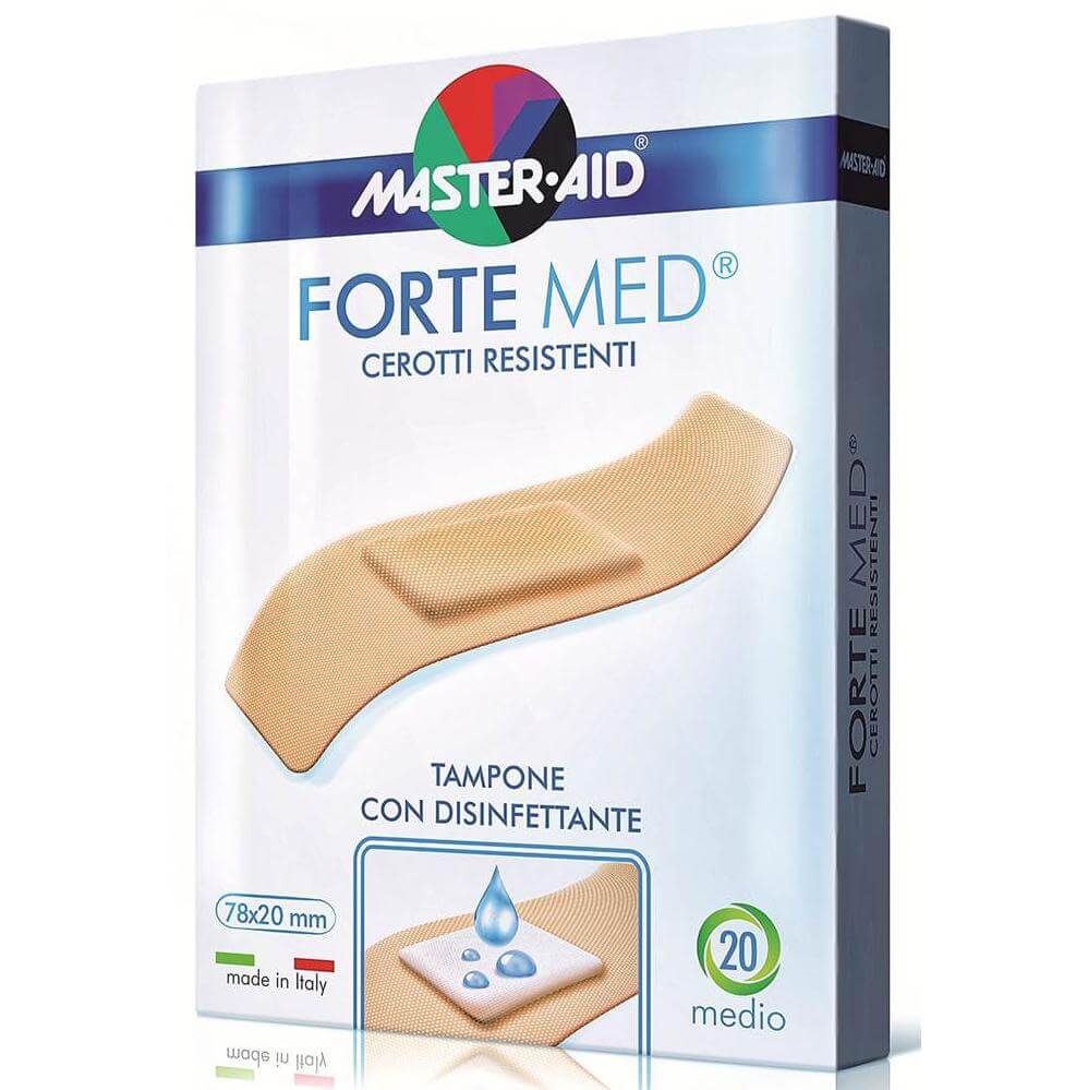 Master Aid Forte Med 78X20mm Στενά 20Strip