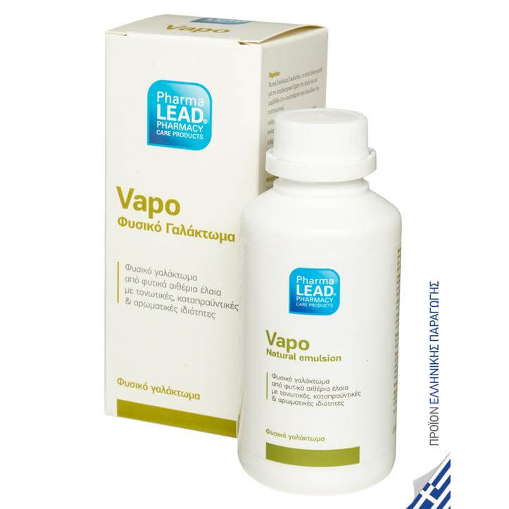 PharmaLead VAPO Φυσικό Γαλάκτωμα απο Φυτικά Αιθέρια Έλαια με Τονωτικές, Καταπραϋντικές & Αρωματικές Ιδιότητες 100ml