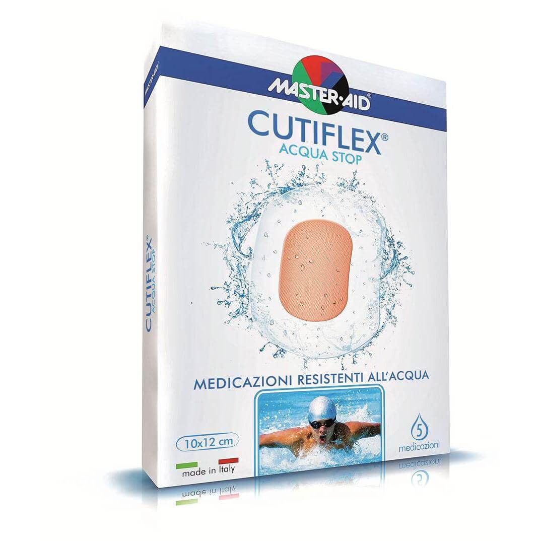 Master Aid Cutiflex Αυτοκόλλητες Αδιάβροχες Γάζες – 86x39mm