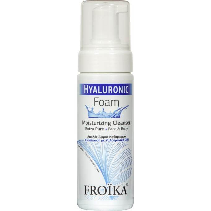 Hyaluronic Foam 150ml - Froika,Ενυδατικός Αφρός Καθαρισμού Προσώπου & Σώματος, για Καθημερινή Αναζωογόνηση & Ντεμακιγιάζ 11101