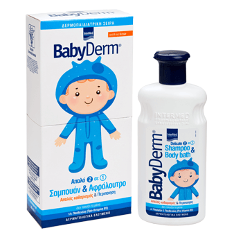Babyderm Shampoo & Body Bath Απαλό Παιδικό 2 σε 1 Σαμπουάν & Αφρόλουτρο 300 ml