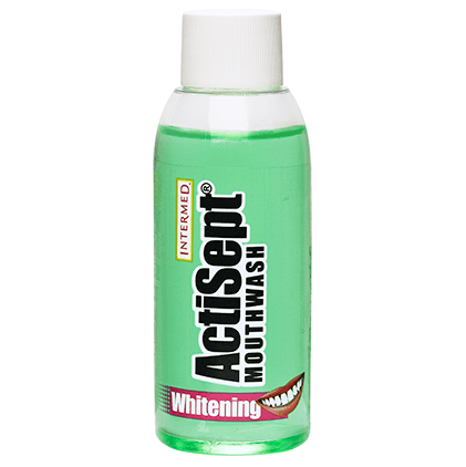 Actisept Whitening Καθημερινό Φθοριούχο Στοματικό Διάλυμα για Λευκά Δόντια 500 ml