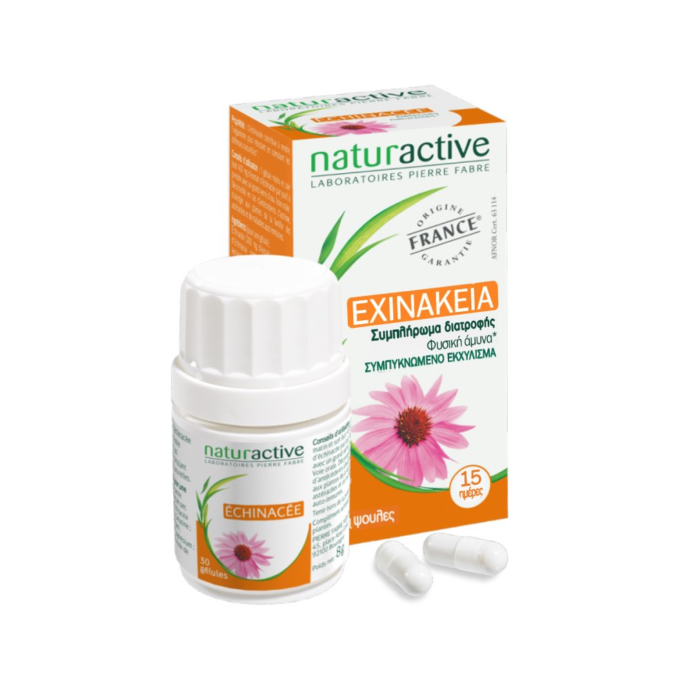Naturactive Echinachea Συμπλήρωμα Διατροφής για Φυσική Ενίσχυση του Οργανισμού & Προστασία του Ανοσοποιητικού 30caps – 30 caps
