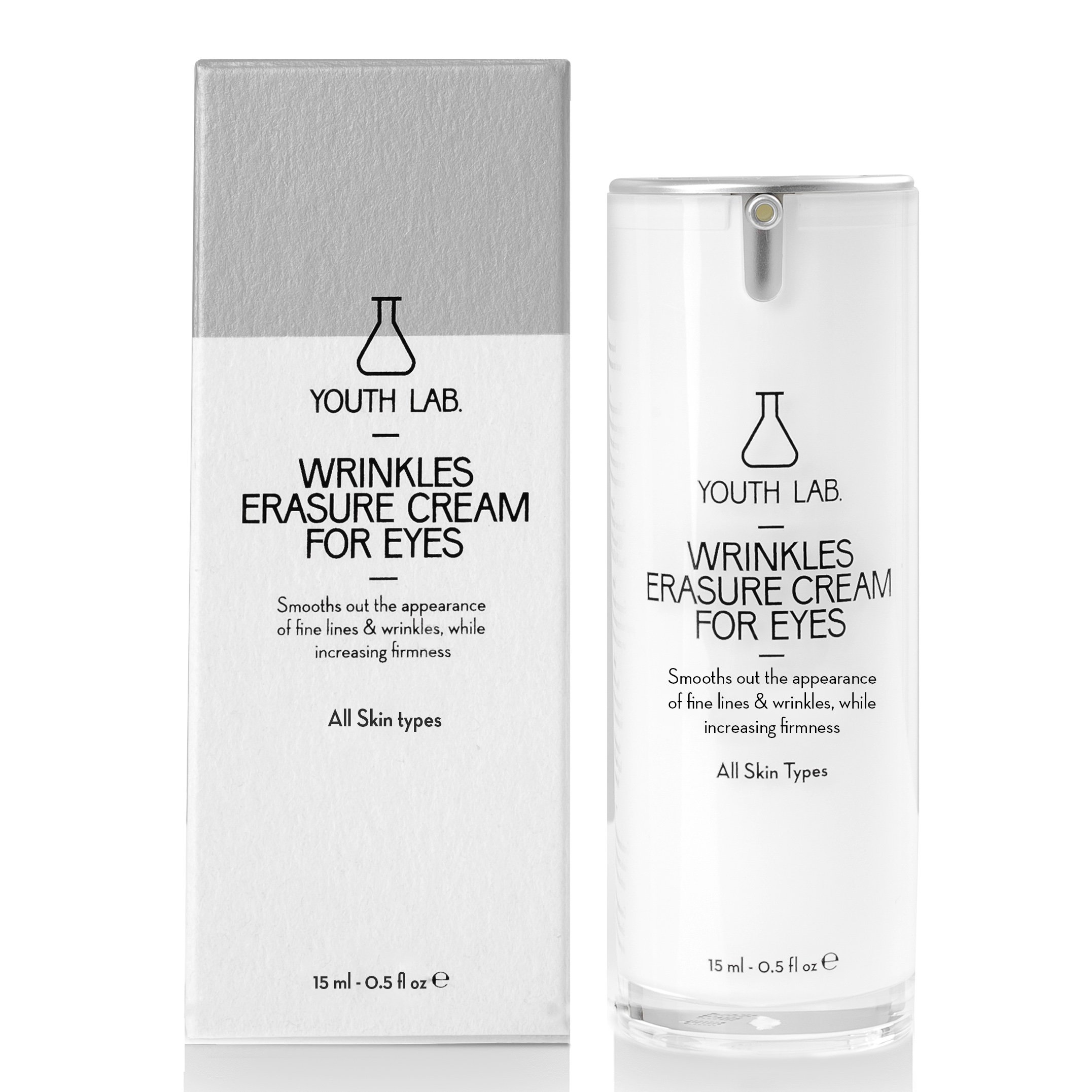 Youth Lab Wrinkles Erasure Cream For Eyes, Αντιρυτιδική Κρέμα Ματιών 15ml