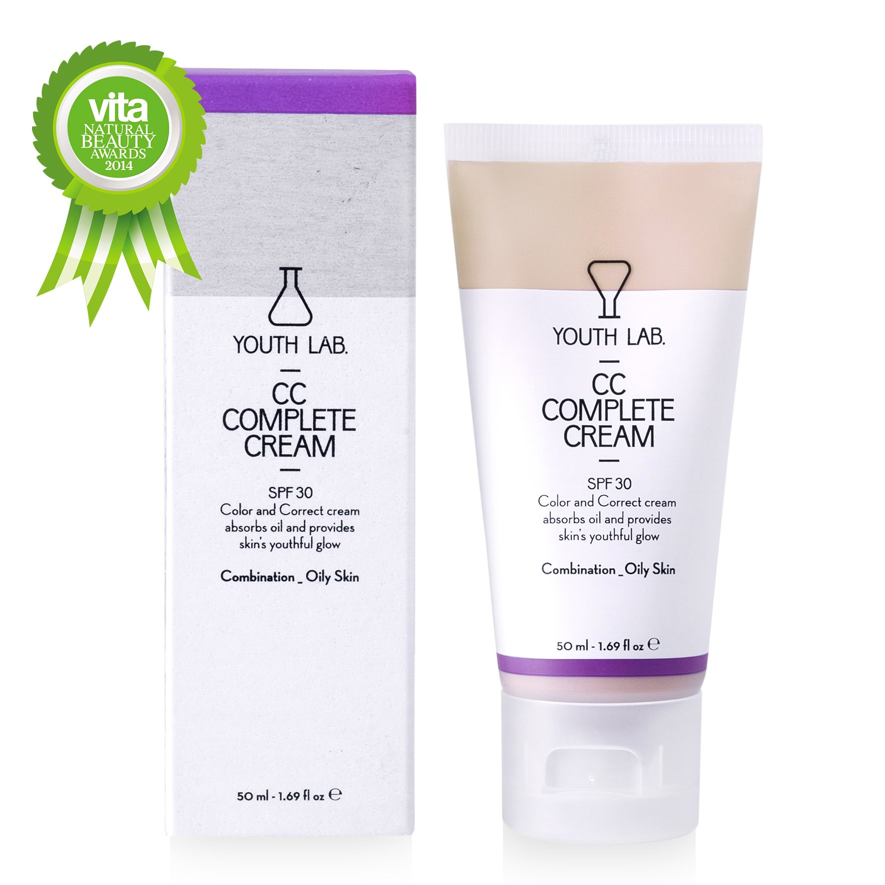 Youth Lab CC Complete Cream Spf30 Oily Skin Έγχρωμη Κρέμα για Λιπαρές Επιδερμίδες 50ml
