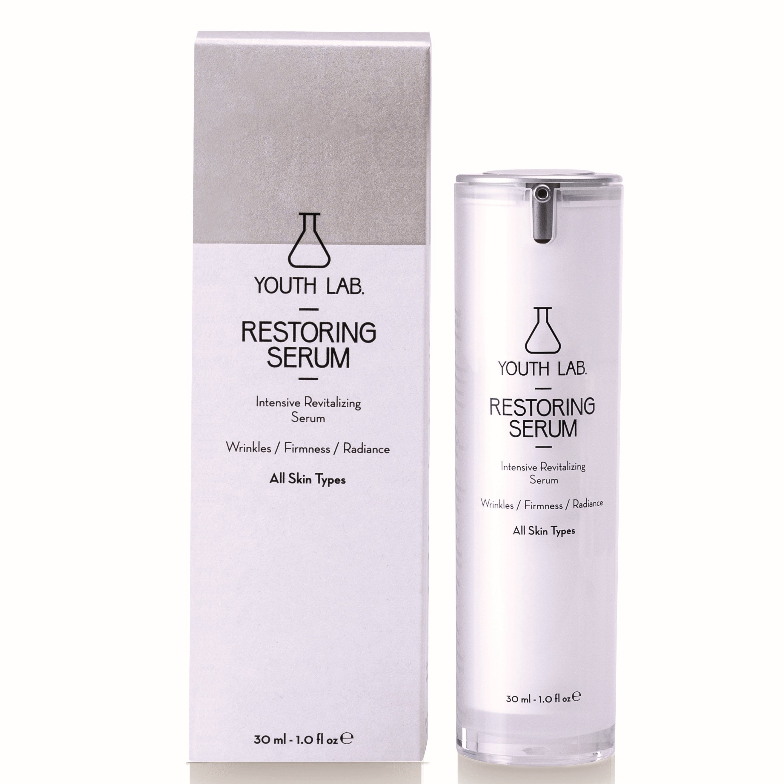 Youth Lab Restoring Serum All Skin Types Ορός Εντατικής Αναδόμησης Αντιρυτιδικής-Συσφιγκτικής Δράσης 30ml
