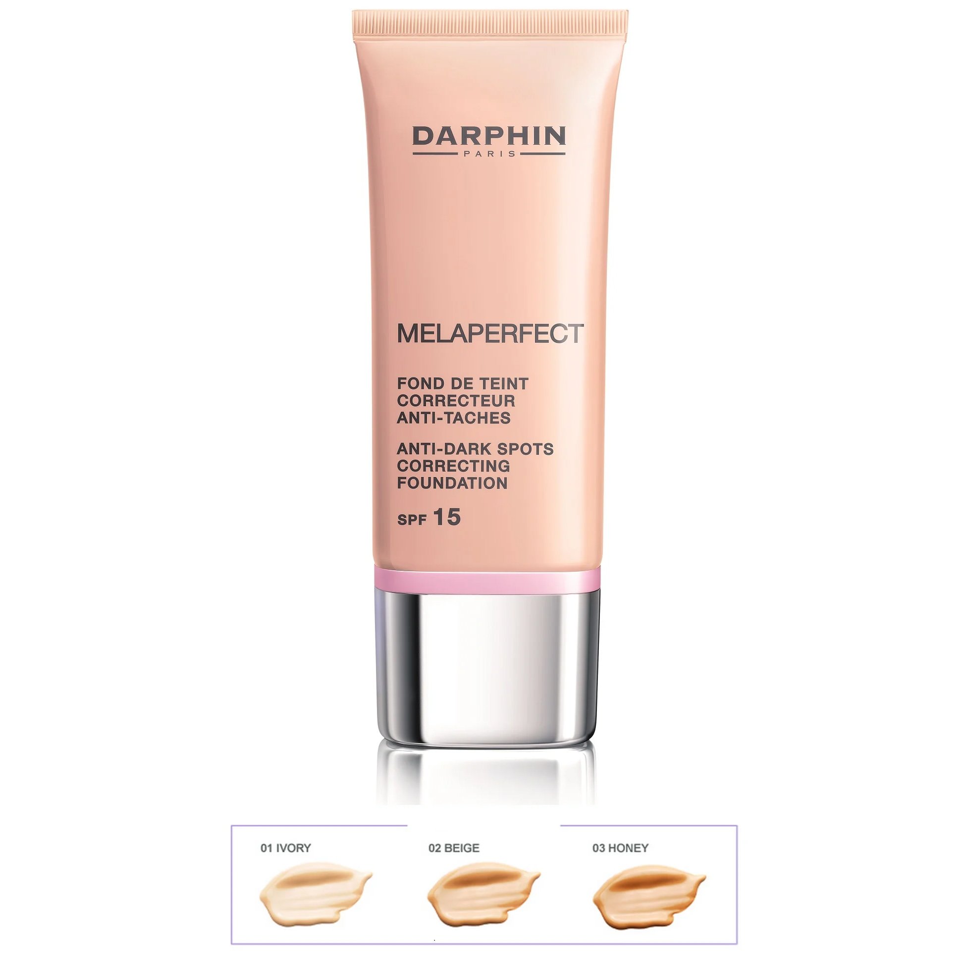 Melaperfect Correcting Foundation Spf15, 30ml – Darphin,Make-up σε Μορφή Κρέμας Κατά των Κηλίδων – 02 Beige / Beige