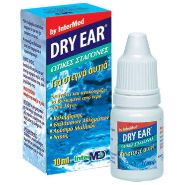Intermed Dry Ear Drops Ωτικές Σταγόνες Αφαίρεσης Νερού 10ml