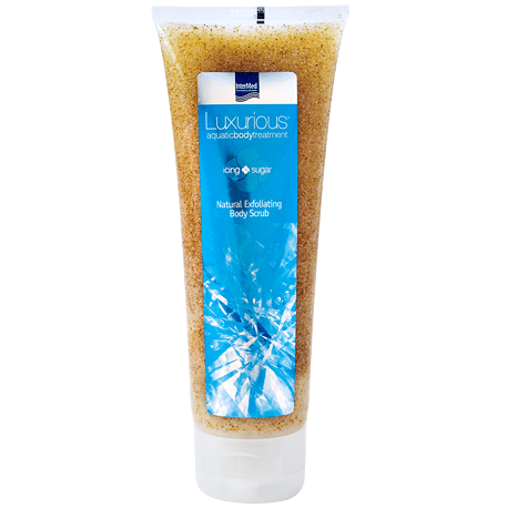 Luxurious Natural Exfoliating Body Scrub Icing Sugar Απολεπιστικό Σώματος με Γλυκό Άρωμα Ζάχαρης 250ml