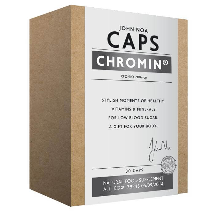 John Noa Chromin Δρα Στη Μείωση Της Κακής Χοληστερόλης 30 κάψουλες