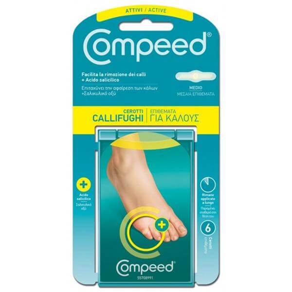Compeed Επιθέματα για Κάλους με Σαλικυλικό Οξύ 6τμχ