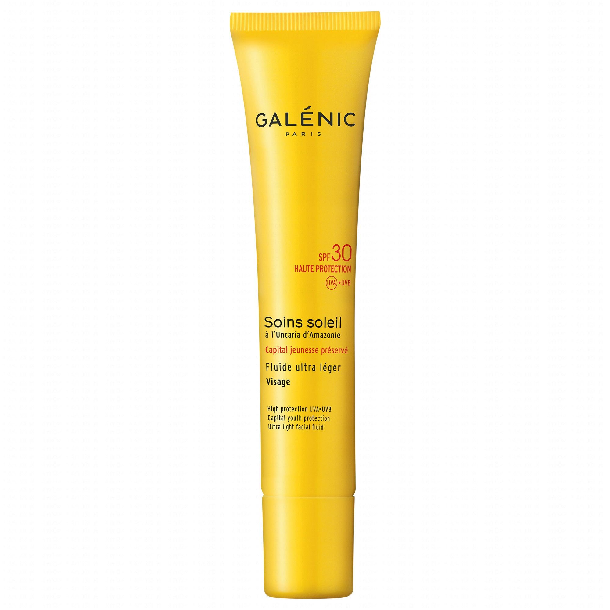 Galenic Soin Soleil Fluide Ultra Legere Visage Spf30 Λεπτόρρευστη Αντηλιακή Κρέμα Προσώπου Υψηλής Προστασίας 40ml