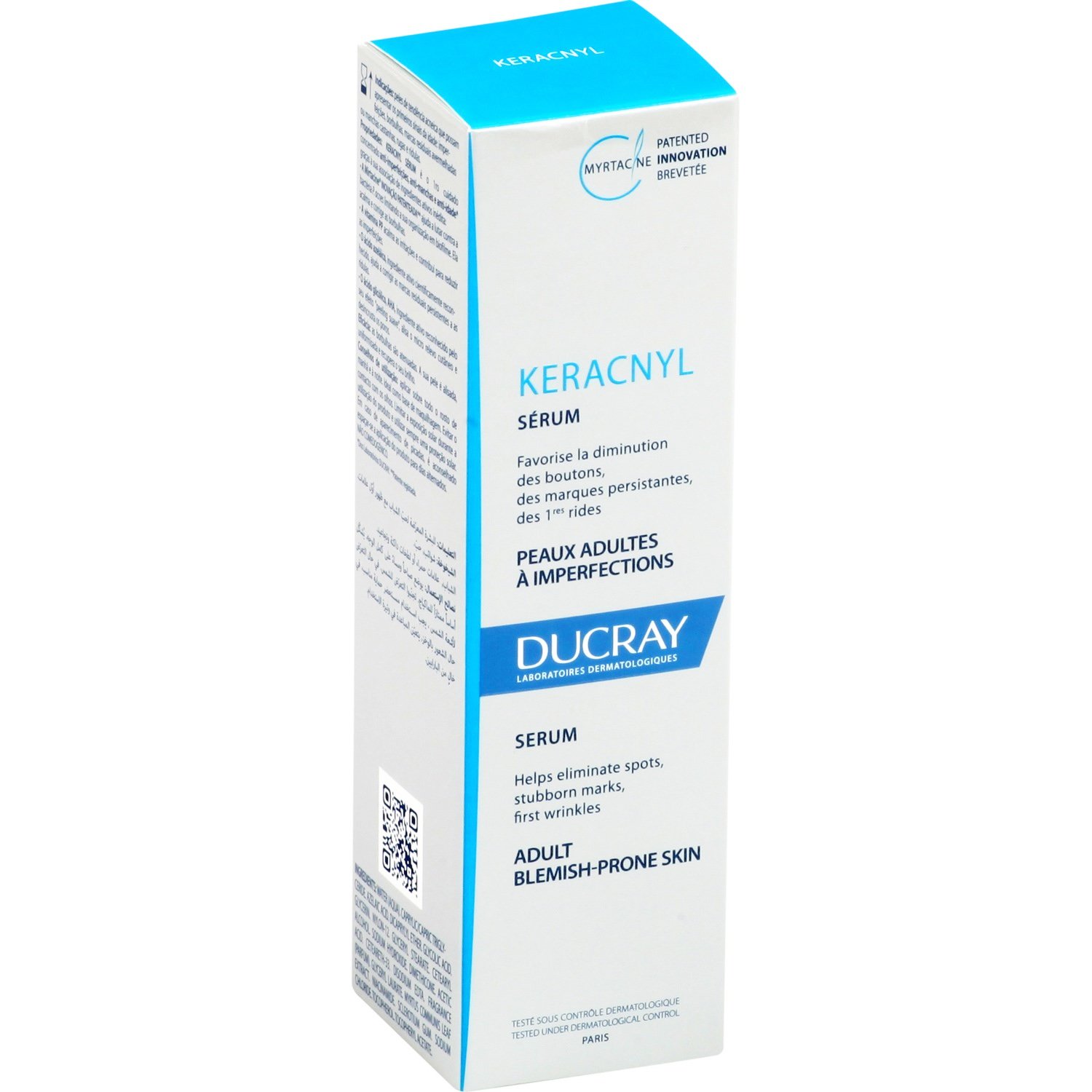 Ducray Keracnyl Serum Ευνοεί την Μείωση των Ατελειών των Επίμονων Σημαδιών & των Πρώτων Ρυτίδων 30ml