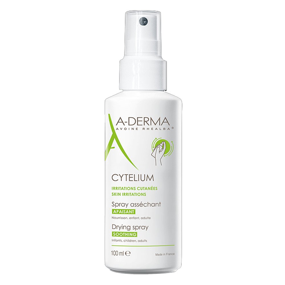 A-Derma Cytelium Drying & Soothing Spray Ξηραντική, Καταπραϋντική & Προστατευτική Φροντίδα Από τους Ερεθισμούς 100ml