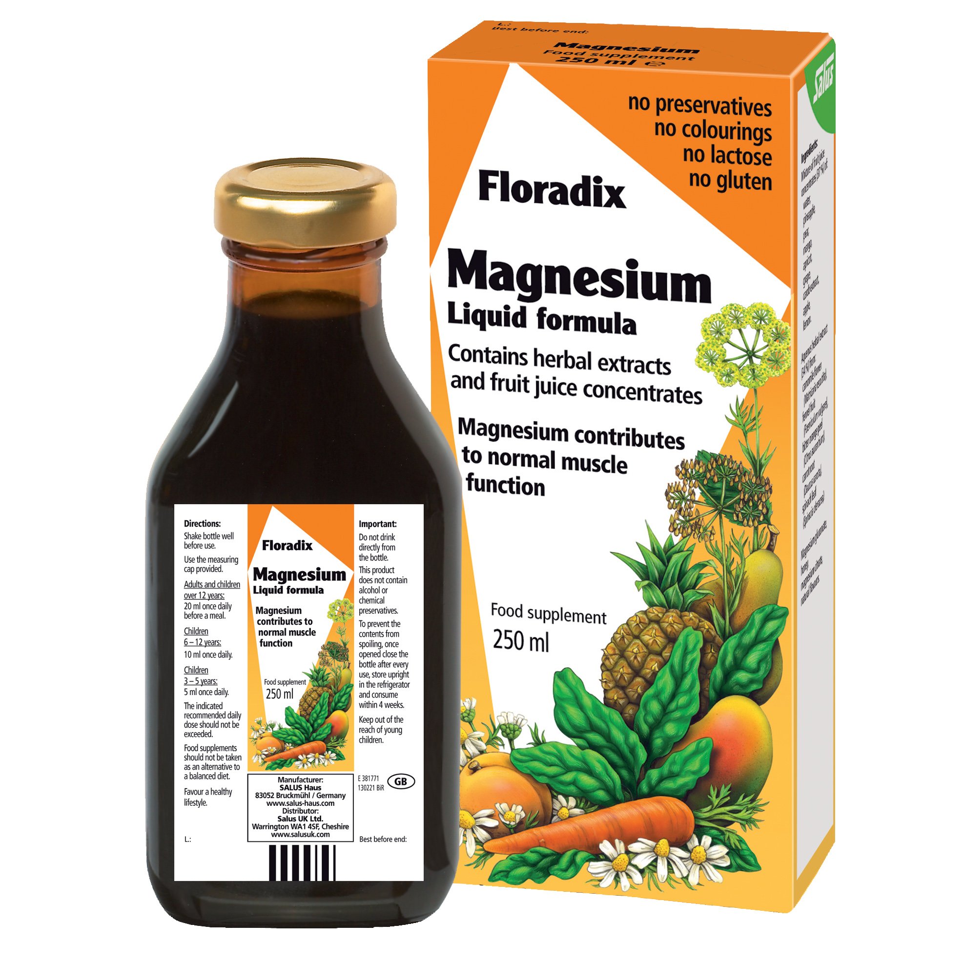 Power Health Floradix Γυναικείο Τονωτικό με Οργανικό Μαγνήσιο 250ml