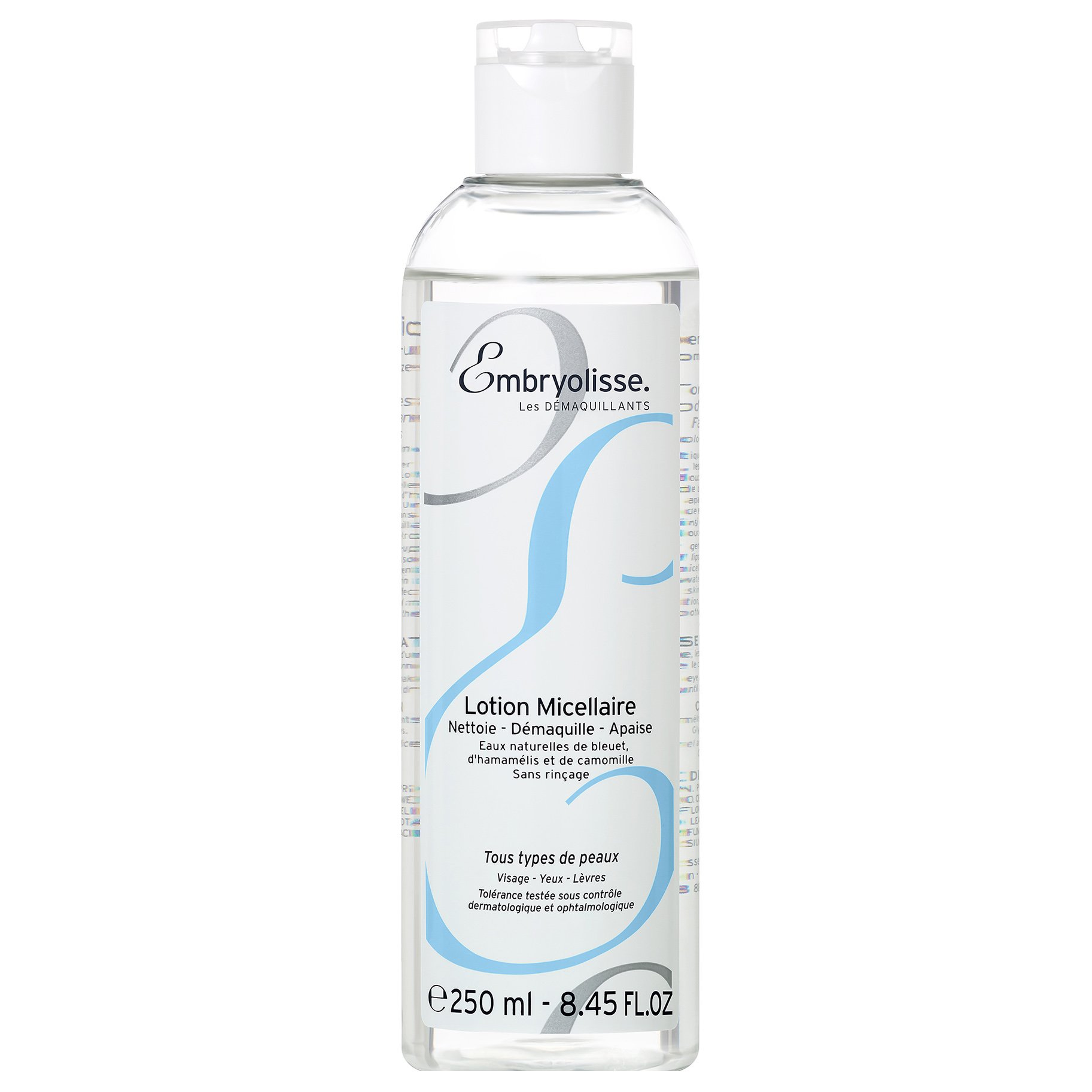 Embryolisse Embryolisse Micellar Lotion Καταπραϋντική & Καθαριστική Λοσιόν Ντεμακιγιάζ για Πρόσωπο - Μάτια - Χείλη Χωρίς Ξέβγαλμα 250ml