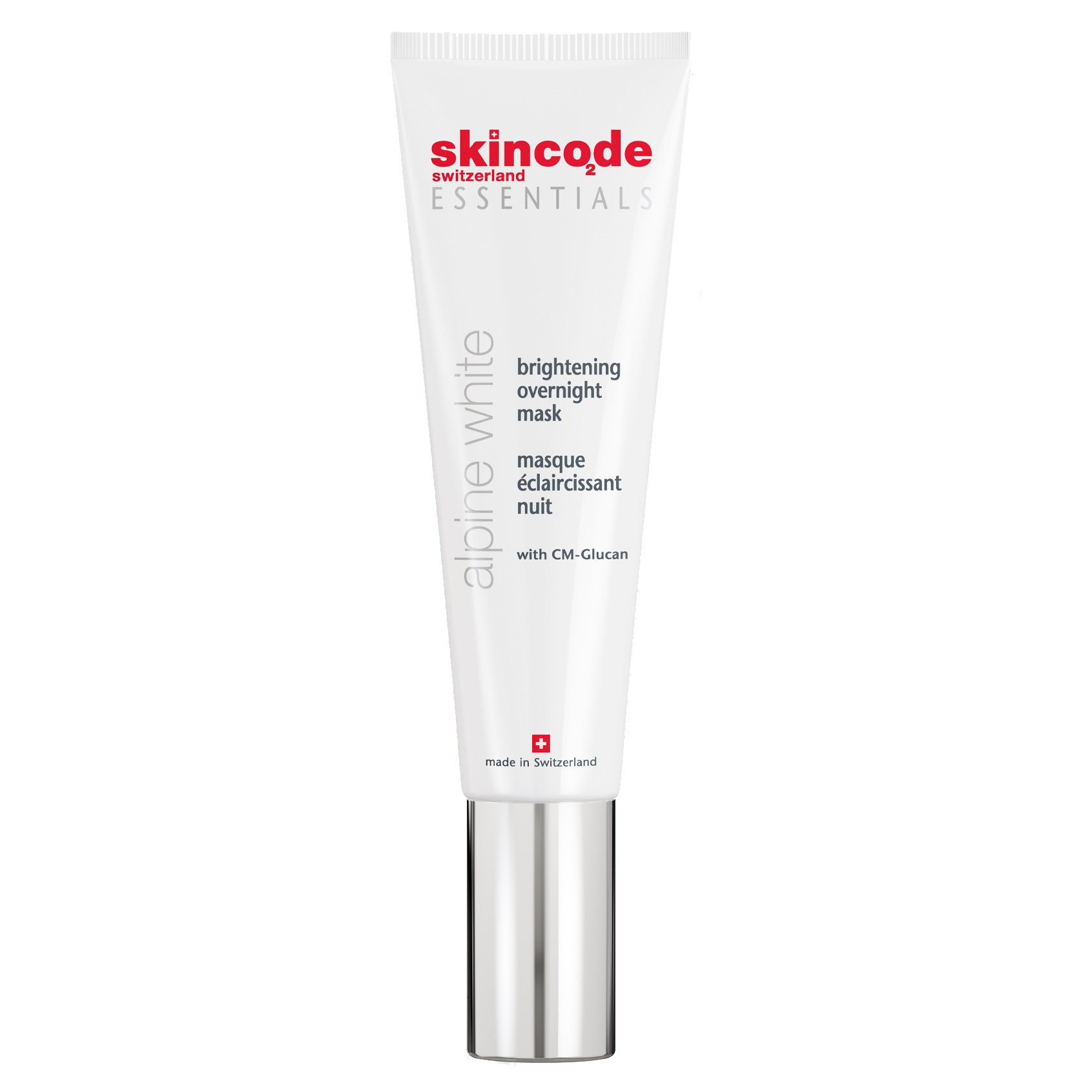 Skincode Alpine White Brightening Overnight Mask Αναζωογονητική Μάσκα Νυκτός 50ml