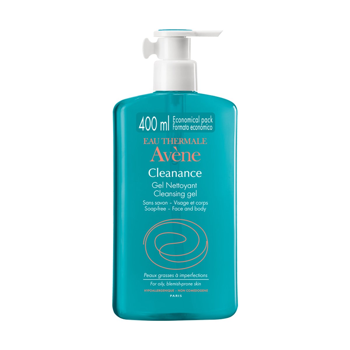 Avene Cleanance Gel Nettoyant Gel Καθαρισμού για Πρόσωπο & Σώμα 400ml