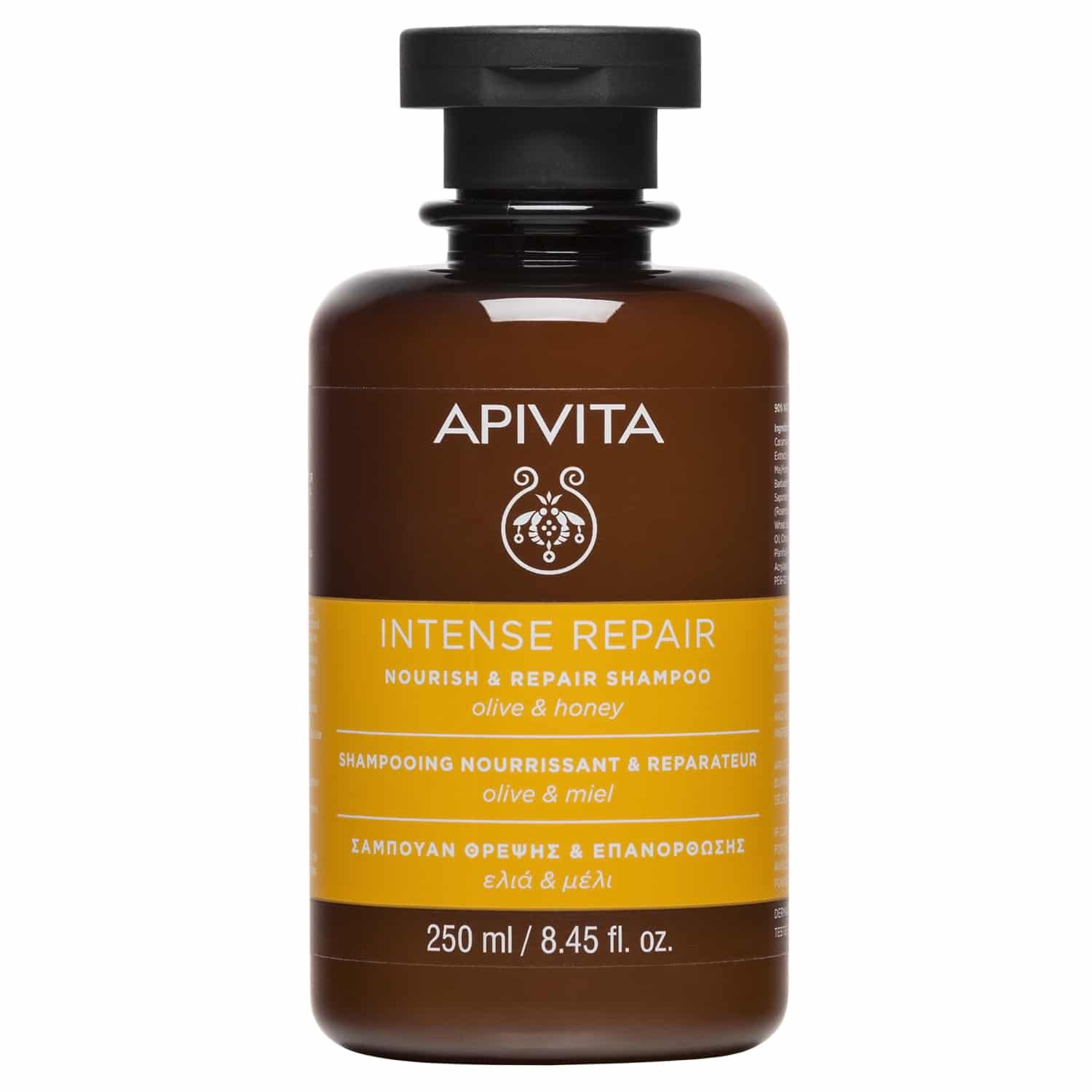 Εικόνα από Apivita Nourish & Repair Σαμπουάν για Θρέψη & Αναδόμηση με Ελιά & Μέλι 250ml