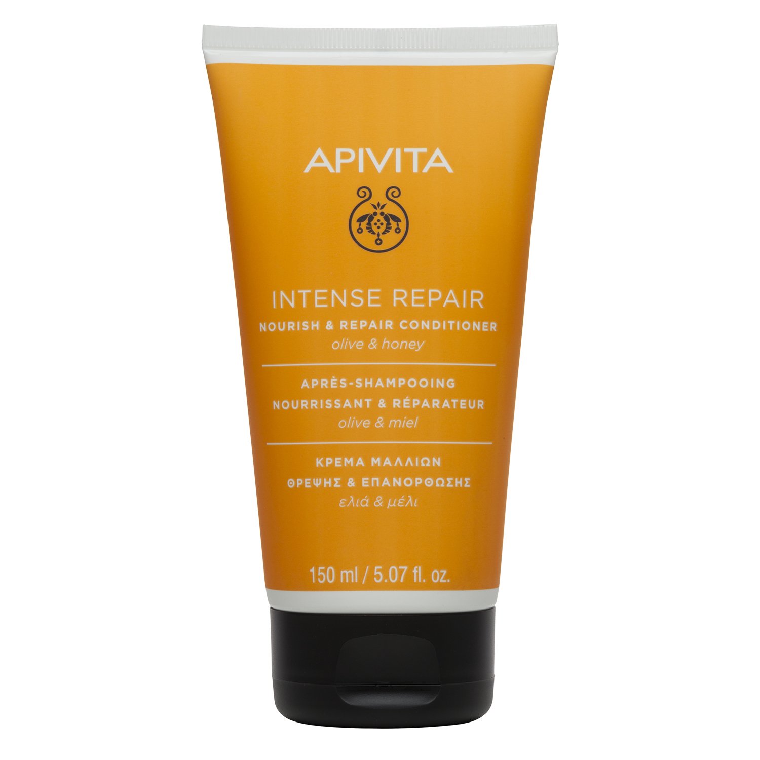 Apivita Intense Repair & Nourish Conditioner Μαλακτική Κρέμα Θρέψης & Επανόρθωσης για Ξηρά & Ταλαιπωρημένα Μαλλιά 150ml