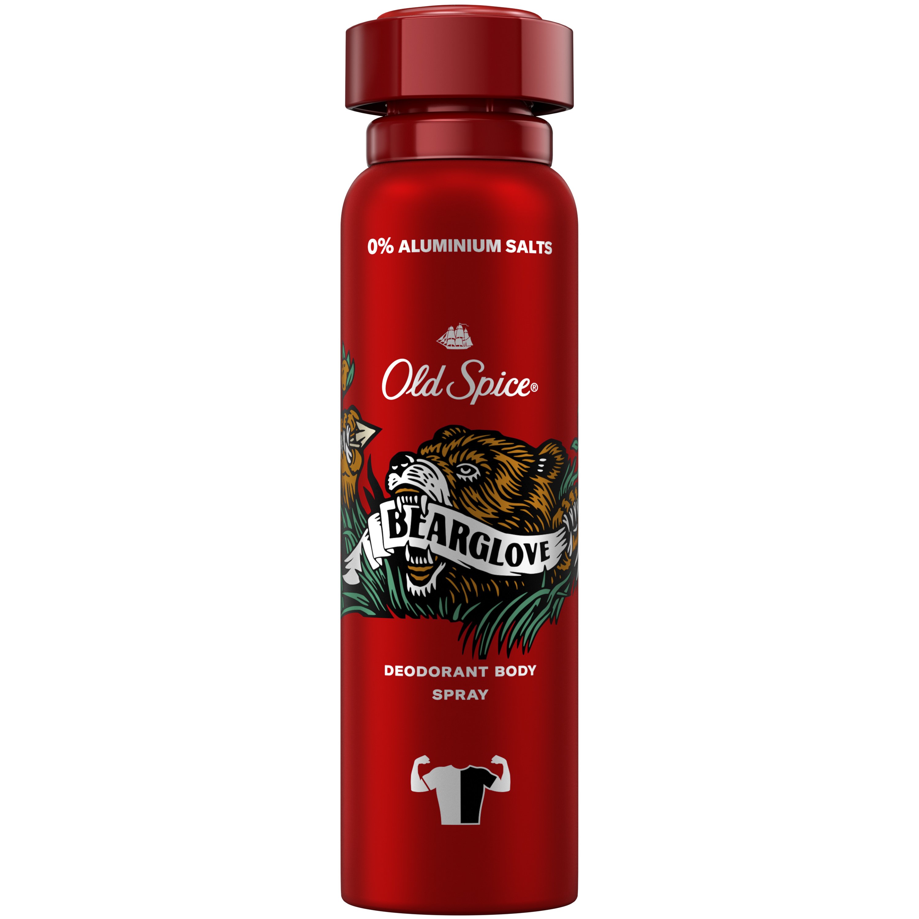 Old Spice Bearglove Deodorant Body Spray Ανδρικό Αποσμητικό Spray Σώματος 150ml