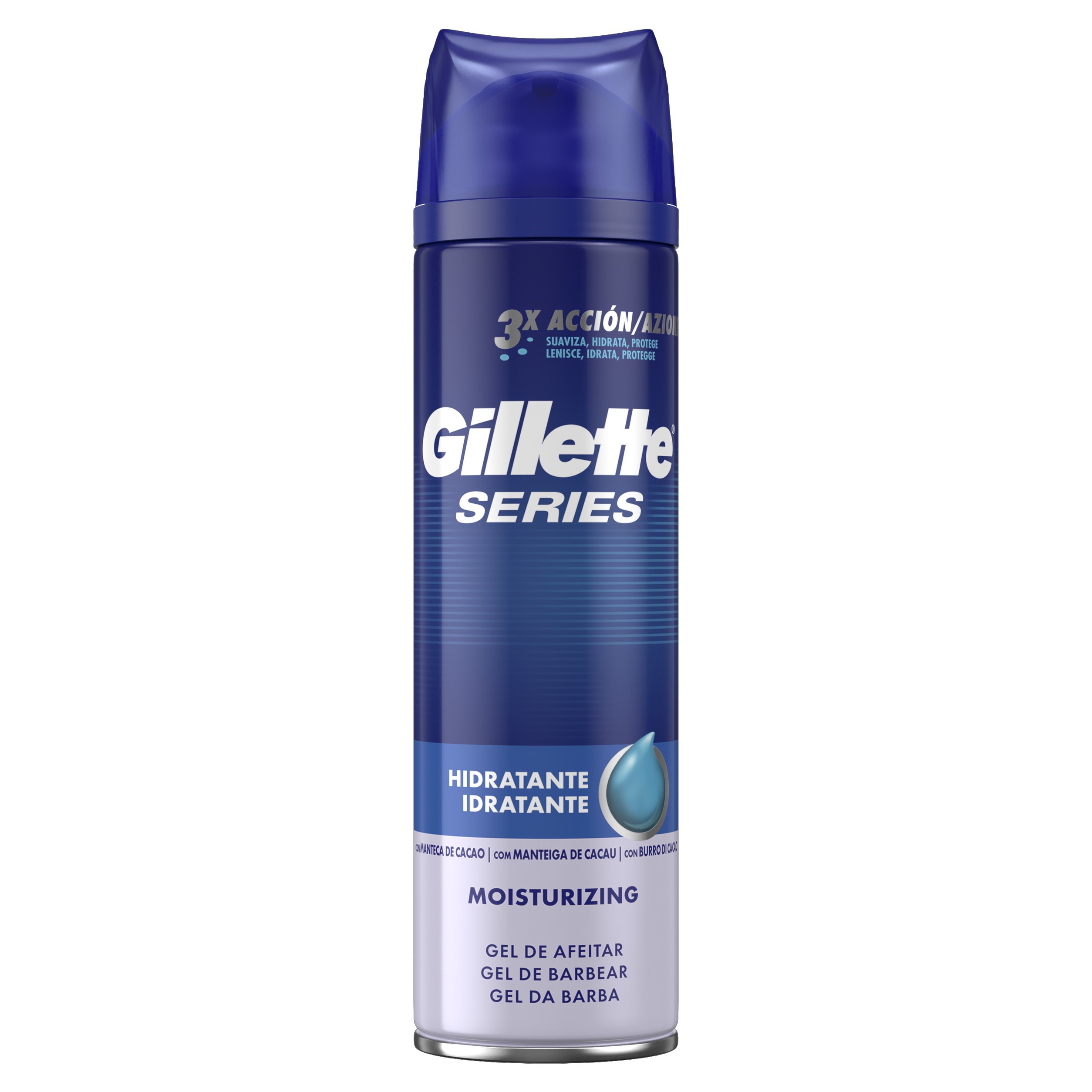 Gillette Series Gel Moisturizing Gel Ξυρίσματος που Διατηρεί τη Φυσική Υγρασία της Επιδερμίδας 200ml