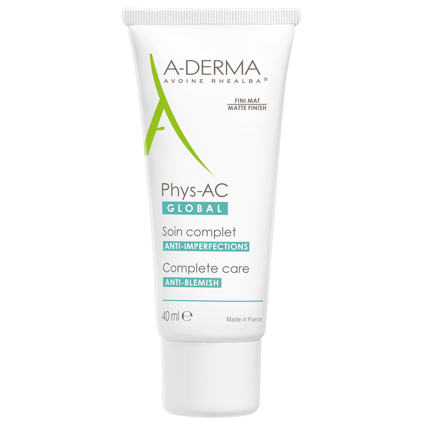 A-Derma Phys-AC Global Complete Care Ολοκληρωμένη Φροντίδα Κατά των Ατελειών 40ml