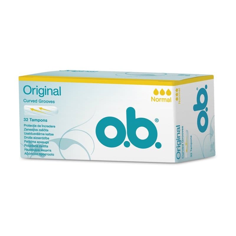 O.b. Original Normal Ταμπόν για Ημέρες με Μικρή Έως Μέτρια Ροή 32 Τεμάχια