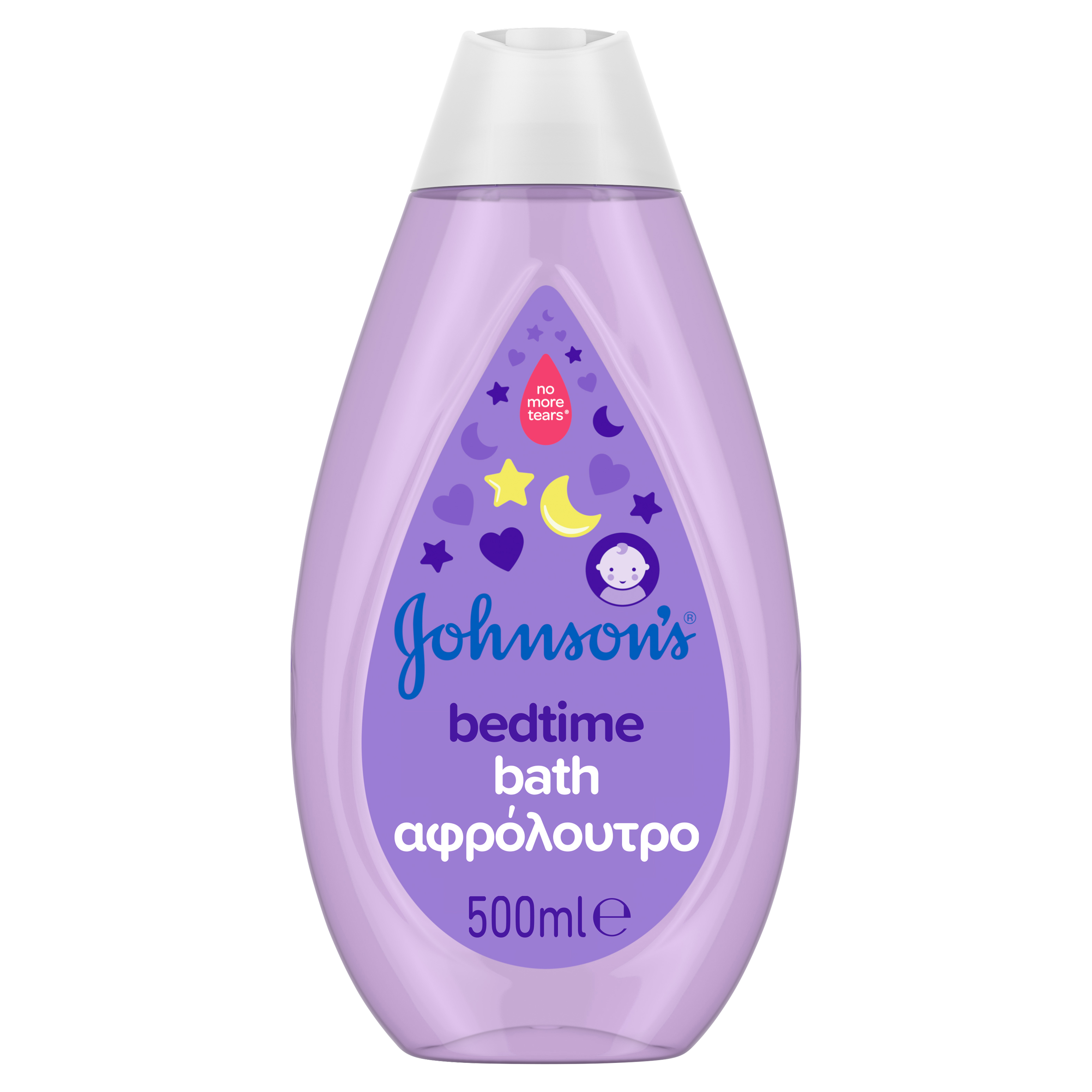 Johnson’s Baby Bath Bedtime Αφρόλουτρο που Βοηθά το Μωρό σας να Κοιμάται Καλύτερα 500ml
