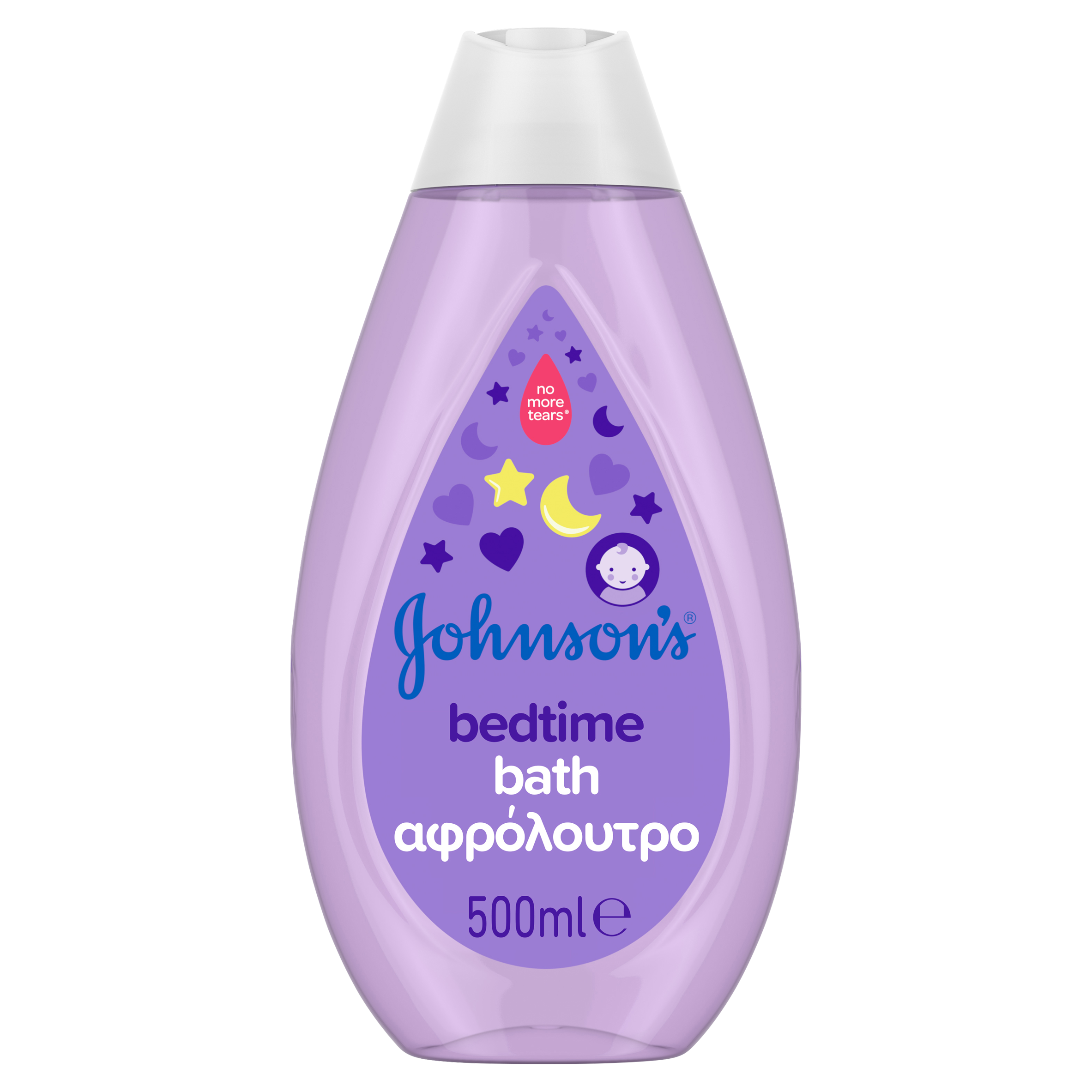 Johnsons & Johnsons Johnson's Baby Bath Bedtime Αφρόλουτρο που Βοηθά το Μωρό σας να Κοιμάται Καλύτερα 500ml