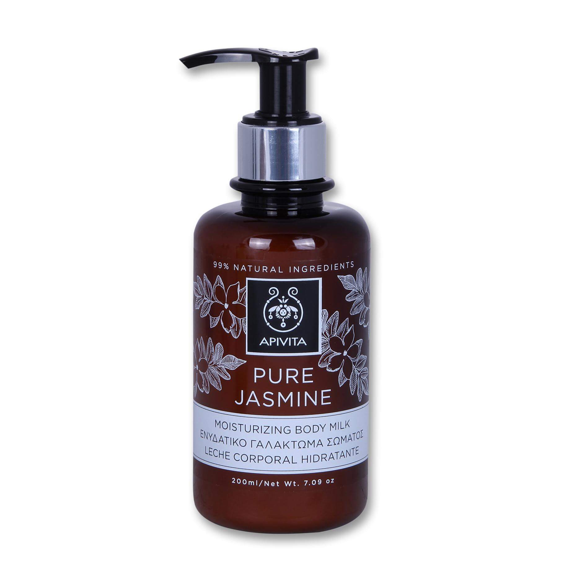 Apivita Pure Jasmine Body Milk με γιασεμί Τόνωση & αναζωογόνηση 200ml