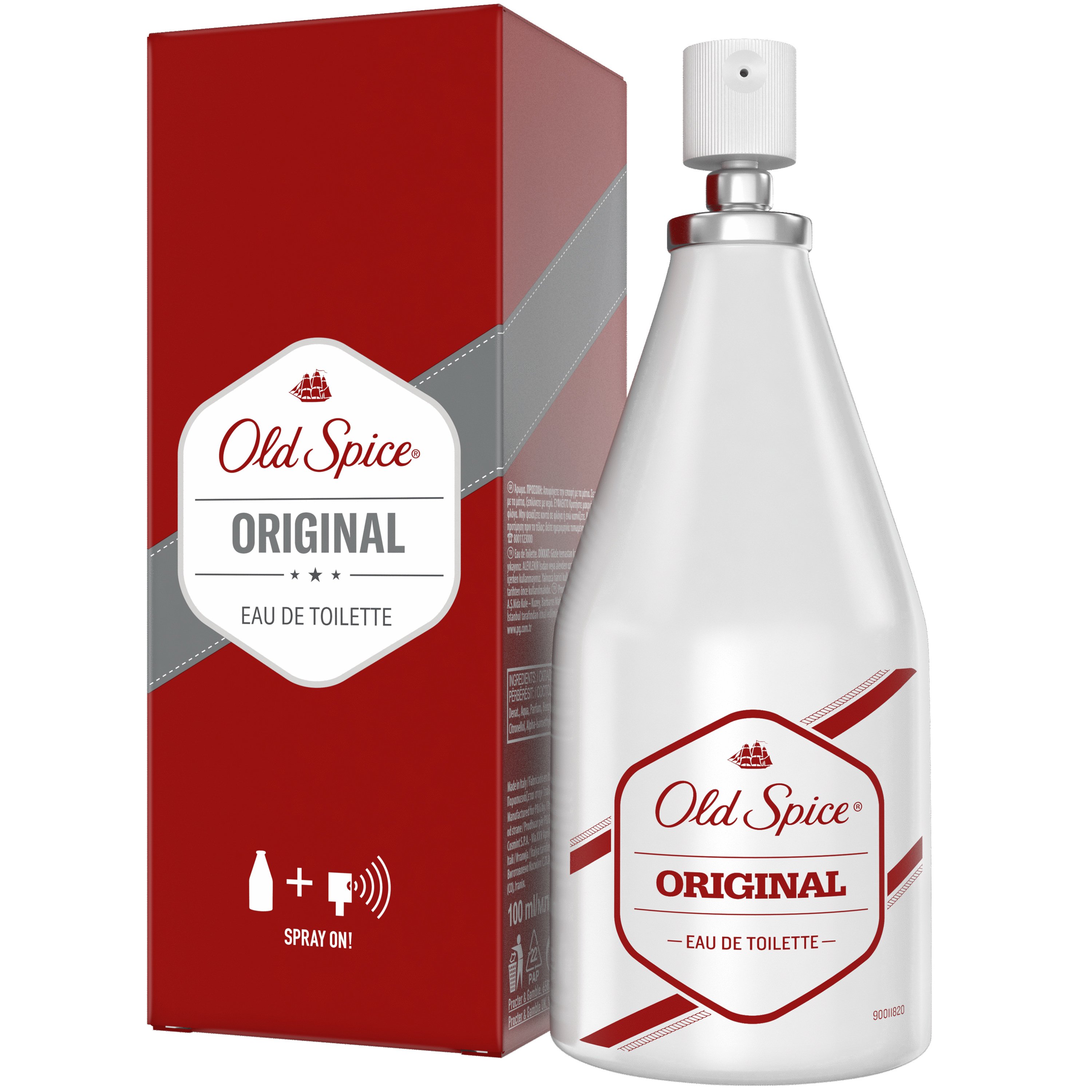 Old Spice Original Eau De Toilette Spray Άρωμα για Άνδρες 100ml