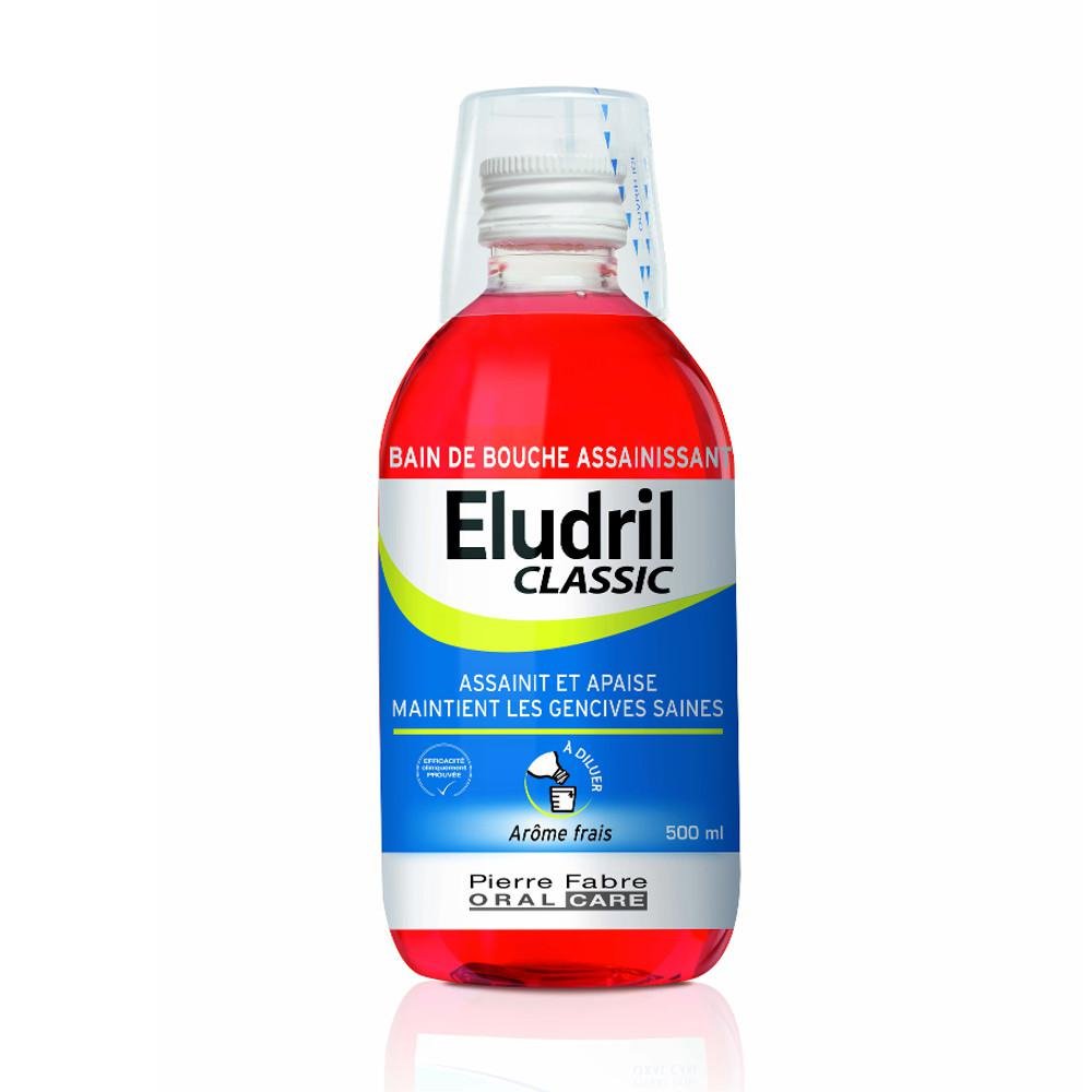Eludril Classic Στοματικό Διάλυμα για Προστασία των Ούλων 500ml