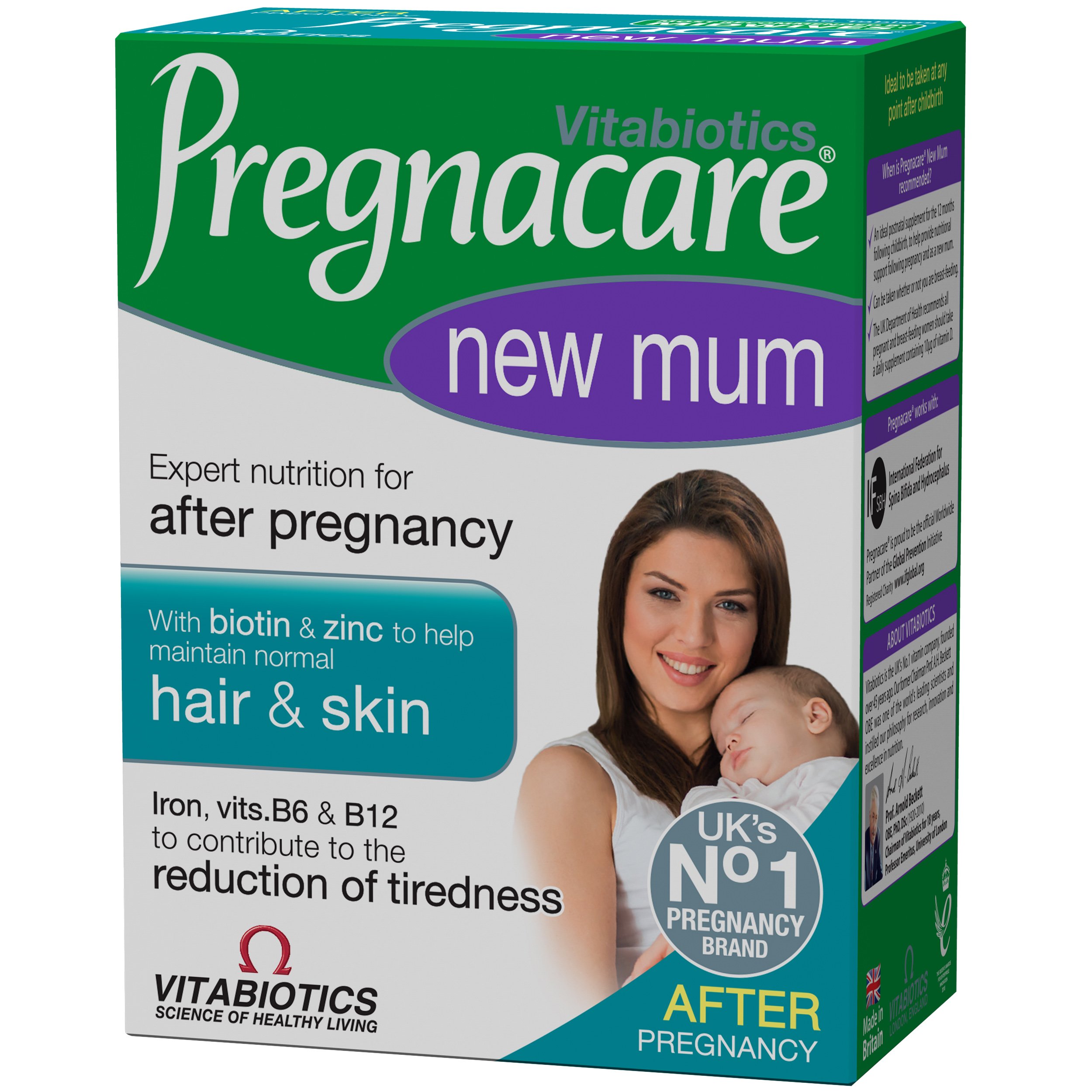Vitabiotics Vitabiotics Pregnacare New Mum Συμπλήρωμα Διατροφής Μετά την Εγκυμοσύνη 56 Tabs