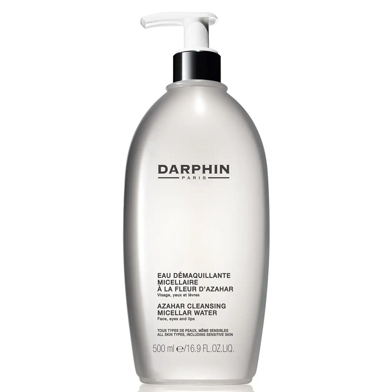 Darphin Azahar Cleansing Micellar Water Καταπραϋντικό Νερό Καθαρισμού για Πρόσωπο Μάτια και Χείλη 500ml